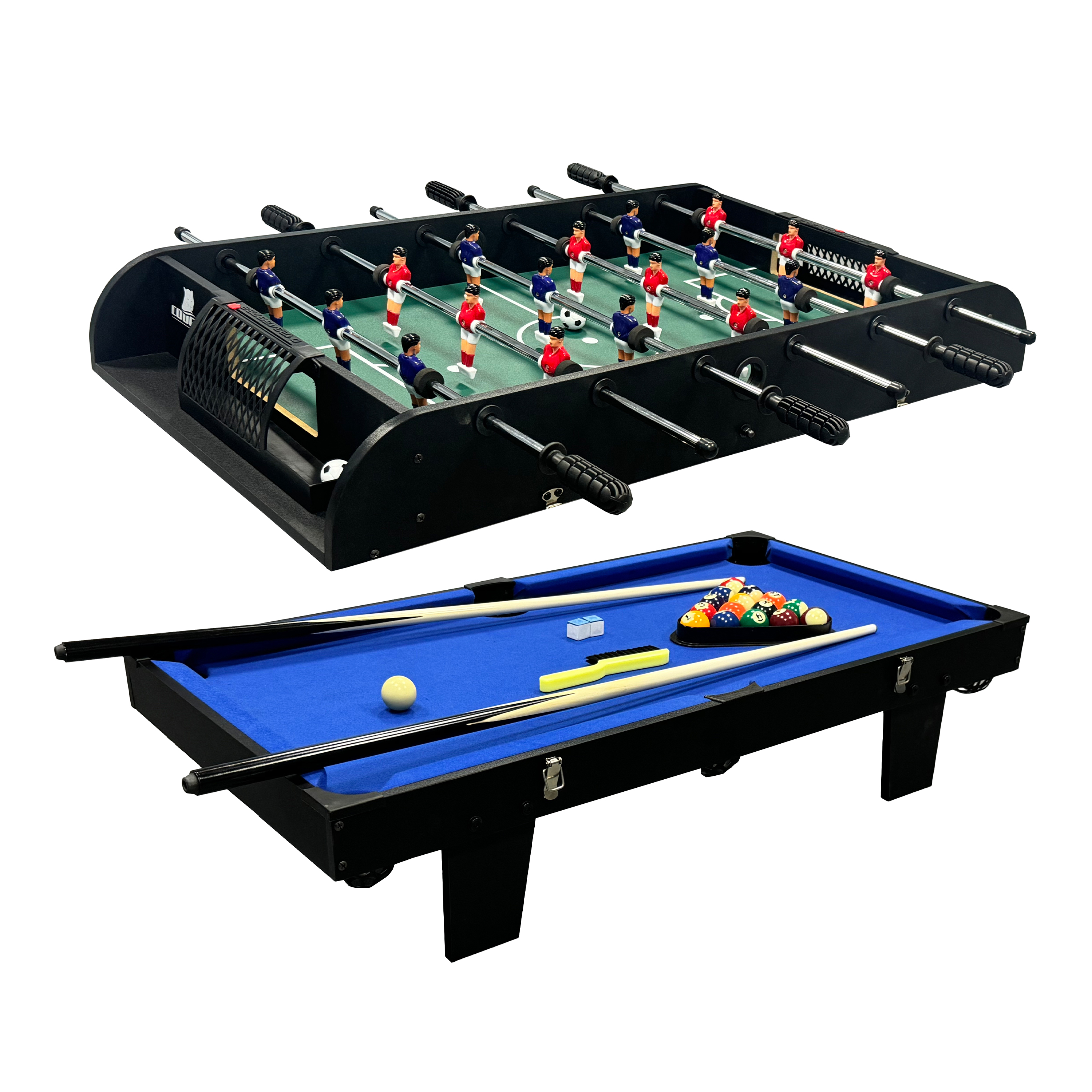 2-in-1 Multi Game Table Mini Green/Blue