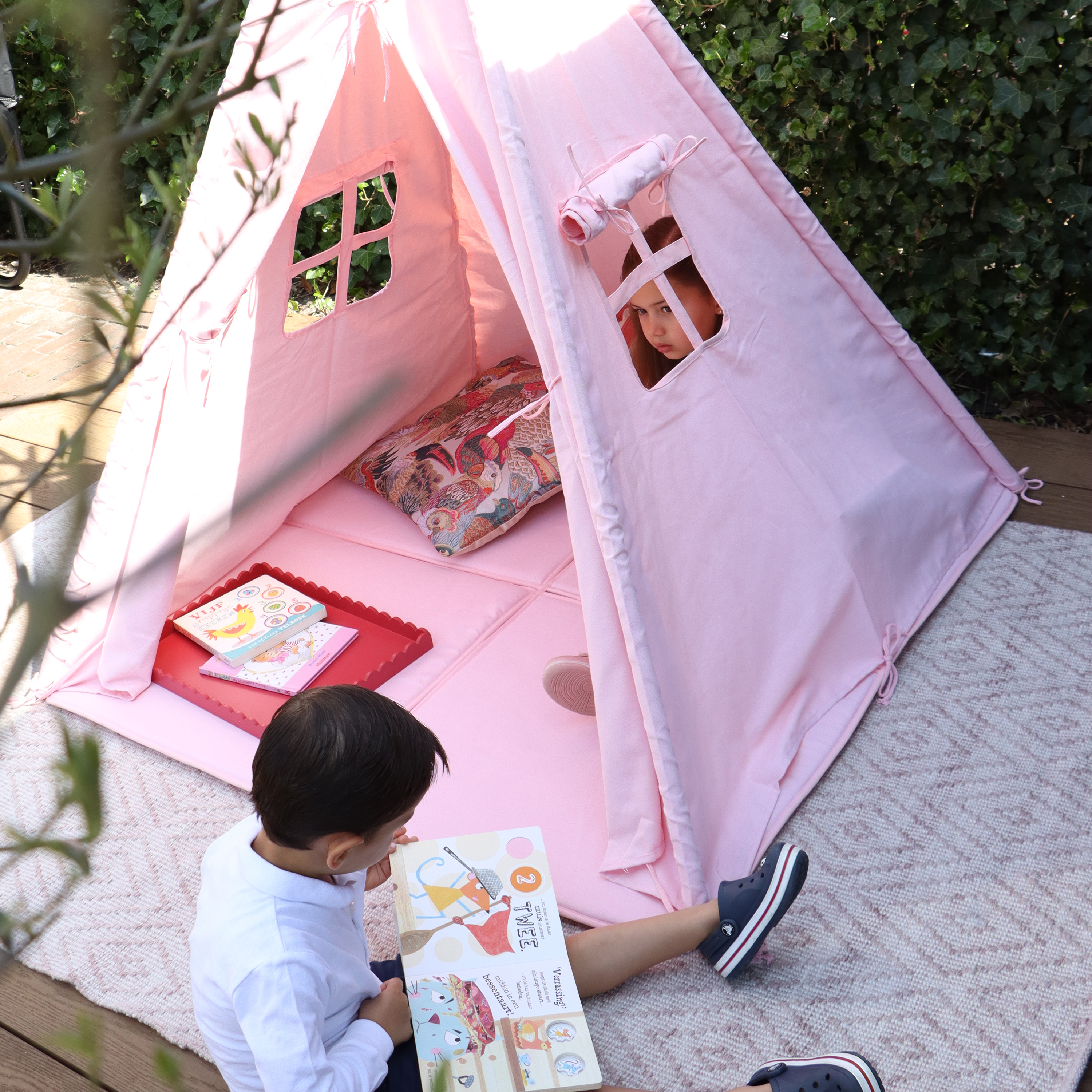 Alba Tente Tipi pour Enfants en Rose